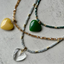 MantraMani Citrine Heart Pendant