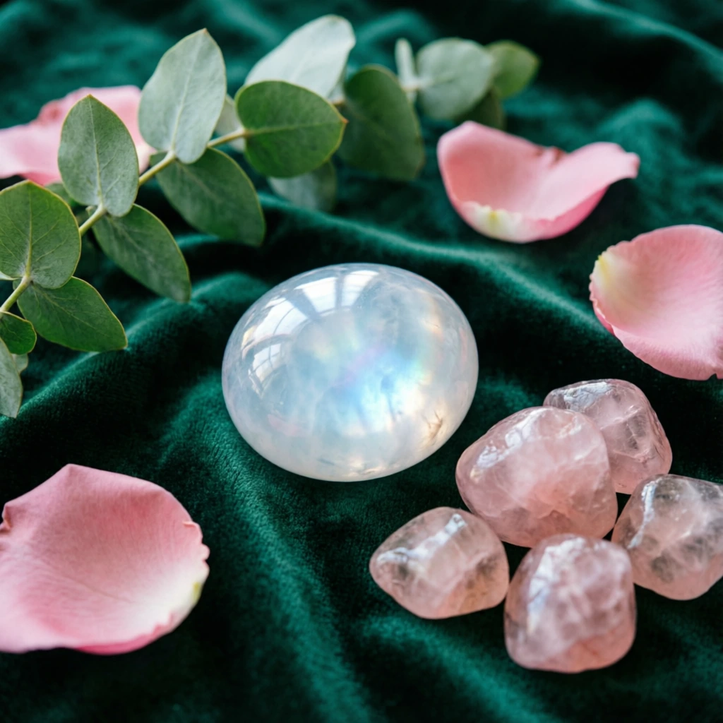 MantraMani Moonstone Gemstone
