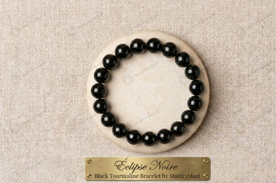 Éclipse Noire Black Tourmaline Bracelet – Protection