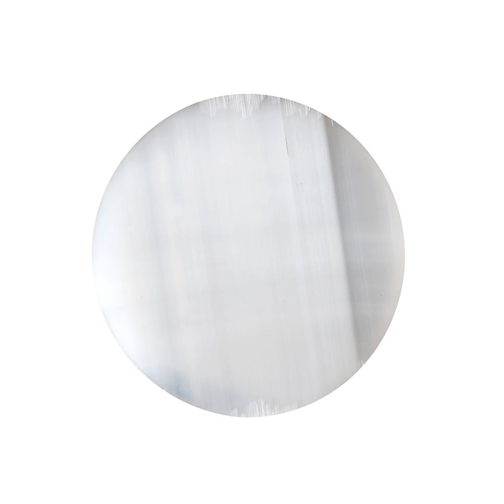 MantraMani SELENITE (Chandramani) - Energized Vedic Gemstone Jewelry - MantraMani