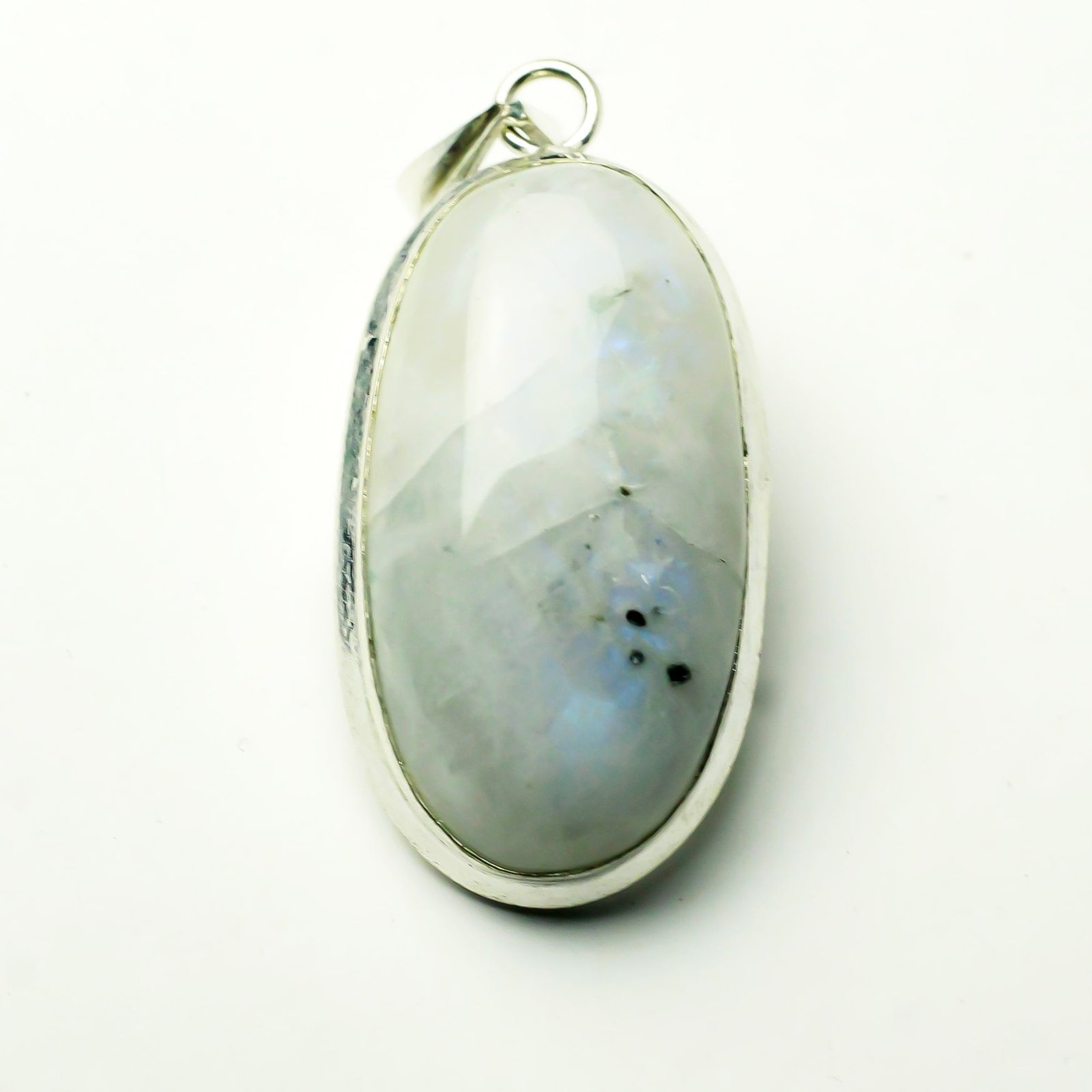 MantraMani Moonstone Crystal Pendant - Energized Vedic Gemstone Jewelry - MantraMani