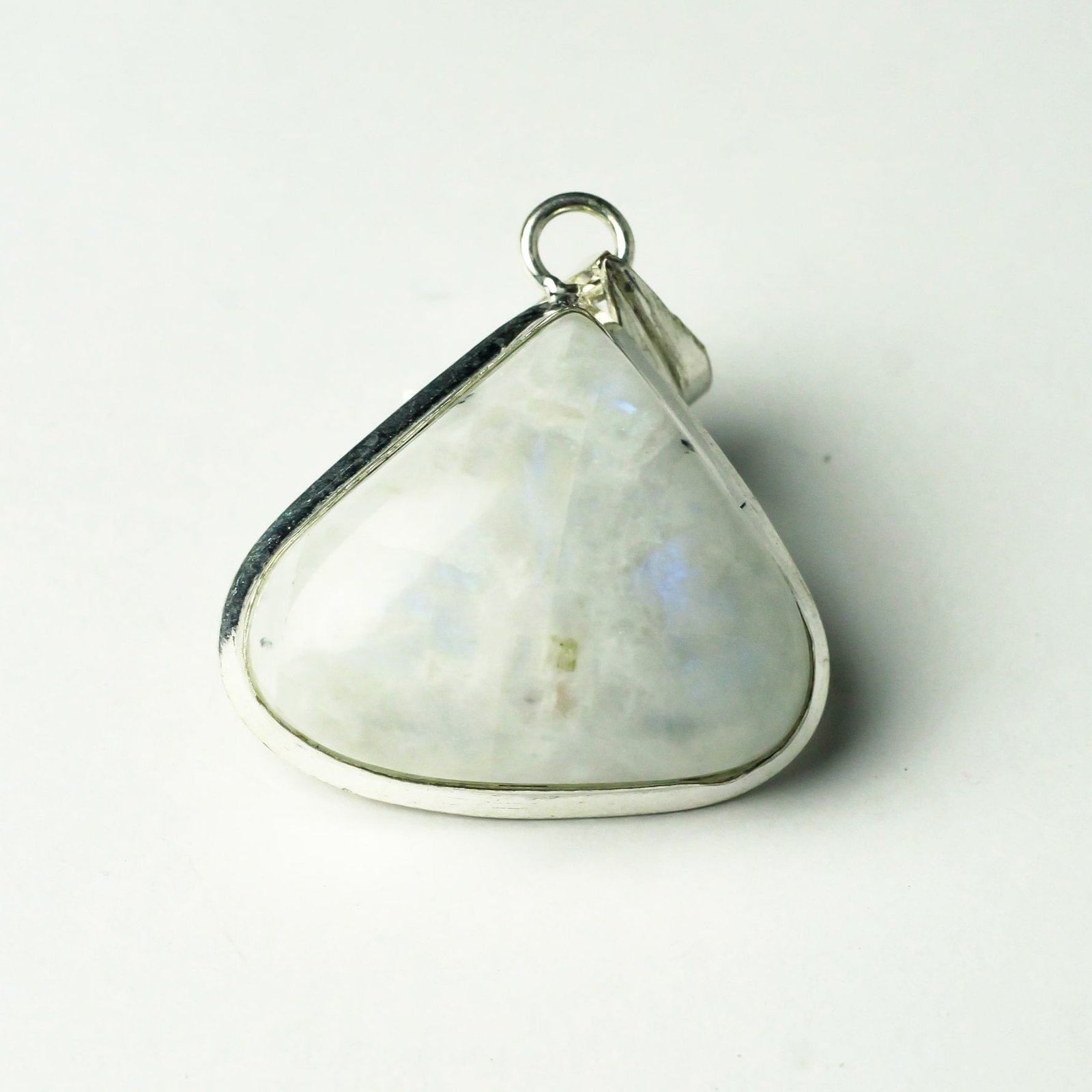 MantraMani Moonstone Crystal Pendant - Energized Vedic Gemstone Jewelry - MantraMani