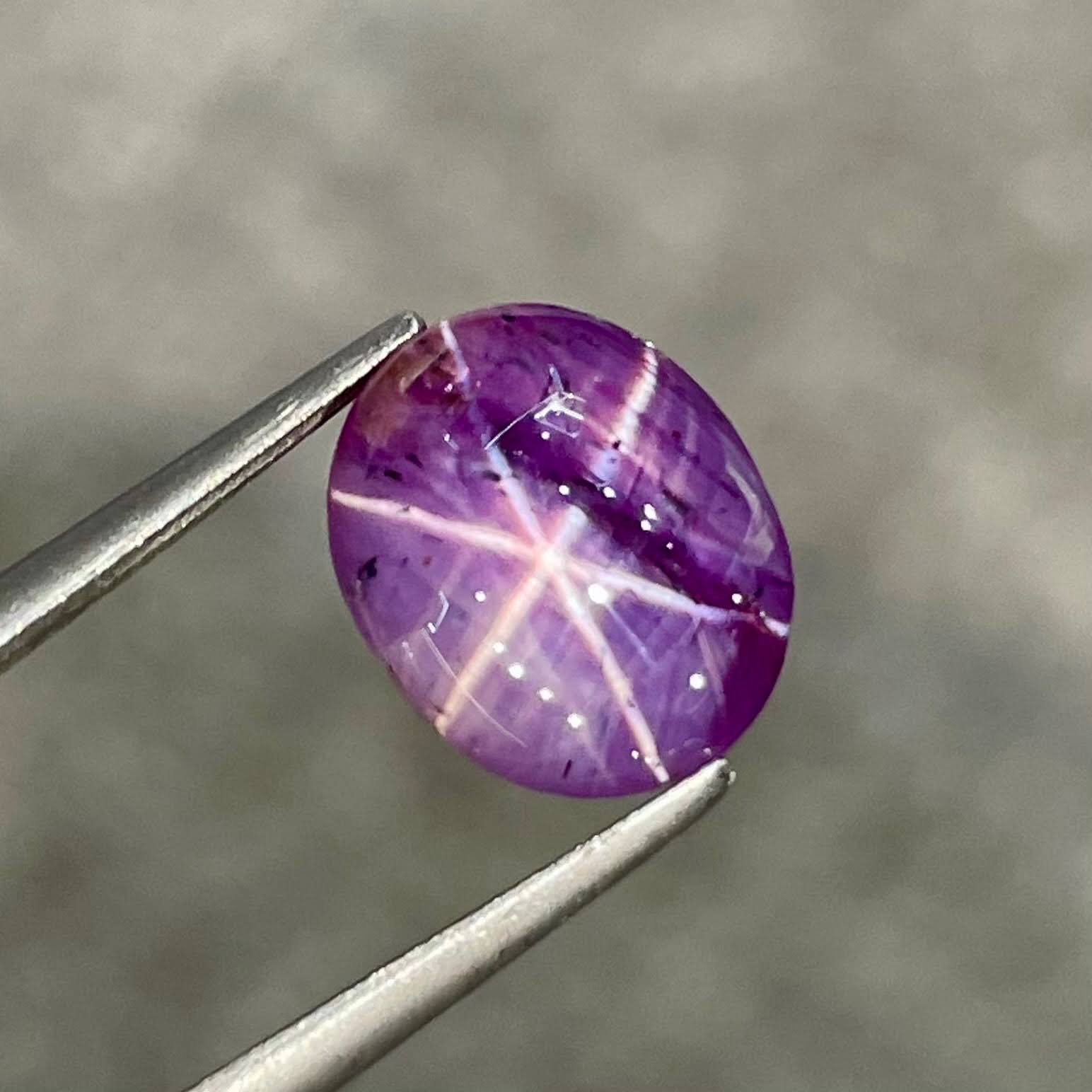 MantraMani Sapphire Loose Gemstone – Authentic, Lab Certified | India - Angle 3