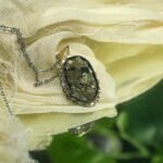 MantraMani Pyrite Crystal Fancy Pendant - Energized Vedic Gemstone Jewelry - MantraMani