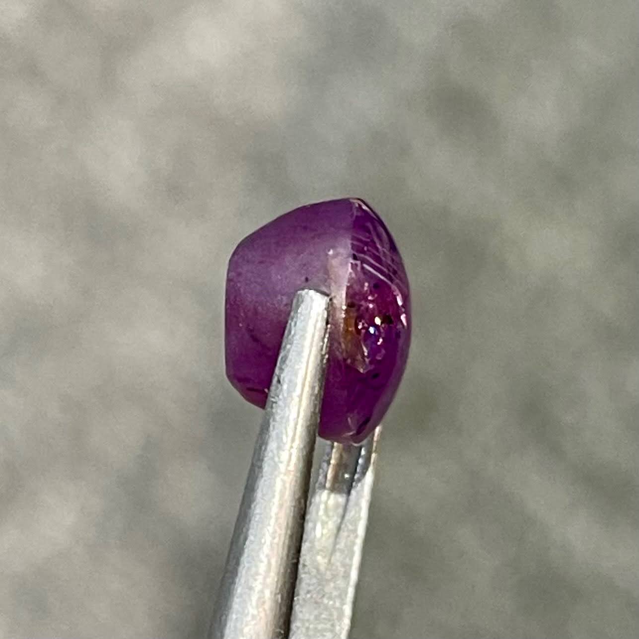 MantraMani Sapphire Loose Gemstone – Authentic, Lab Certified | India - Angle 4