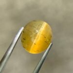 MantraMani Apatite Loose Gemstone – Authentic, Lab Certified | India - Angle 2