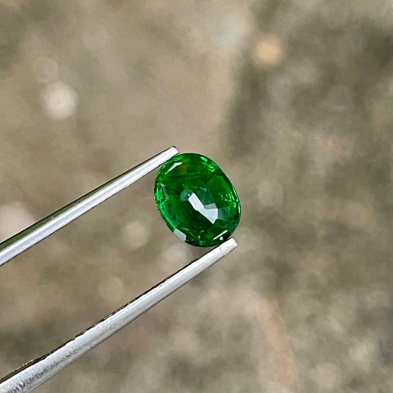 MantraMani Garnet Loose Gemstone – Authentic, Lab Certified | India - Angle 6