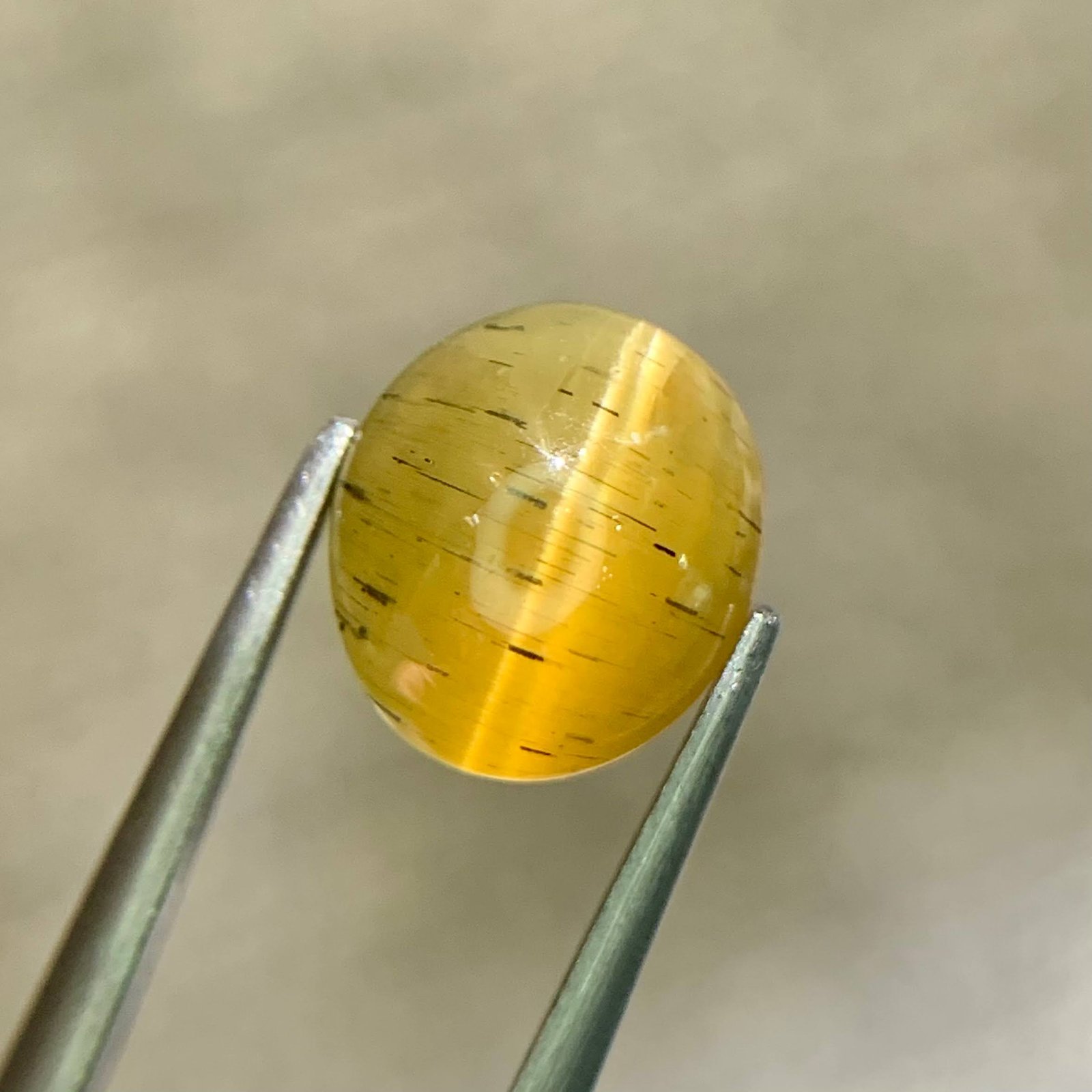 MantraMani Apatite Loose Gemstone – Authentic, Lab Certified | India - Angle 3