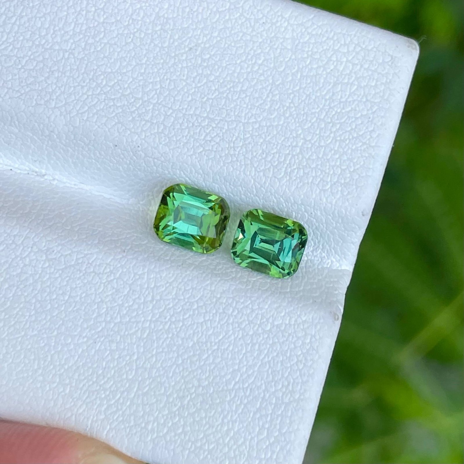 MantraMani 2.32 Carat Mint Green Tourmaline Cushion Cut Natural Loose Gemstone