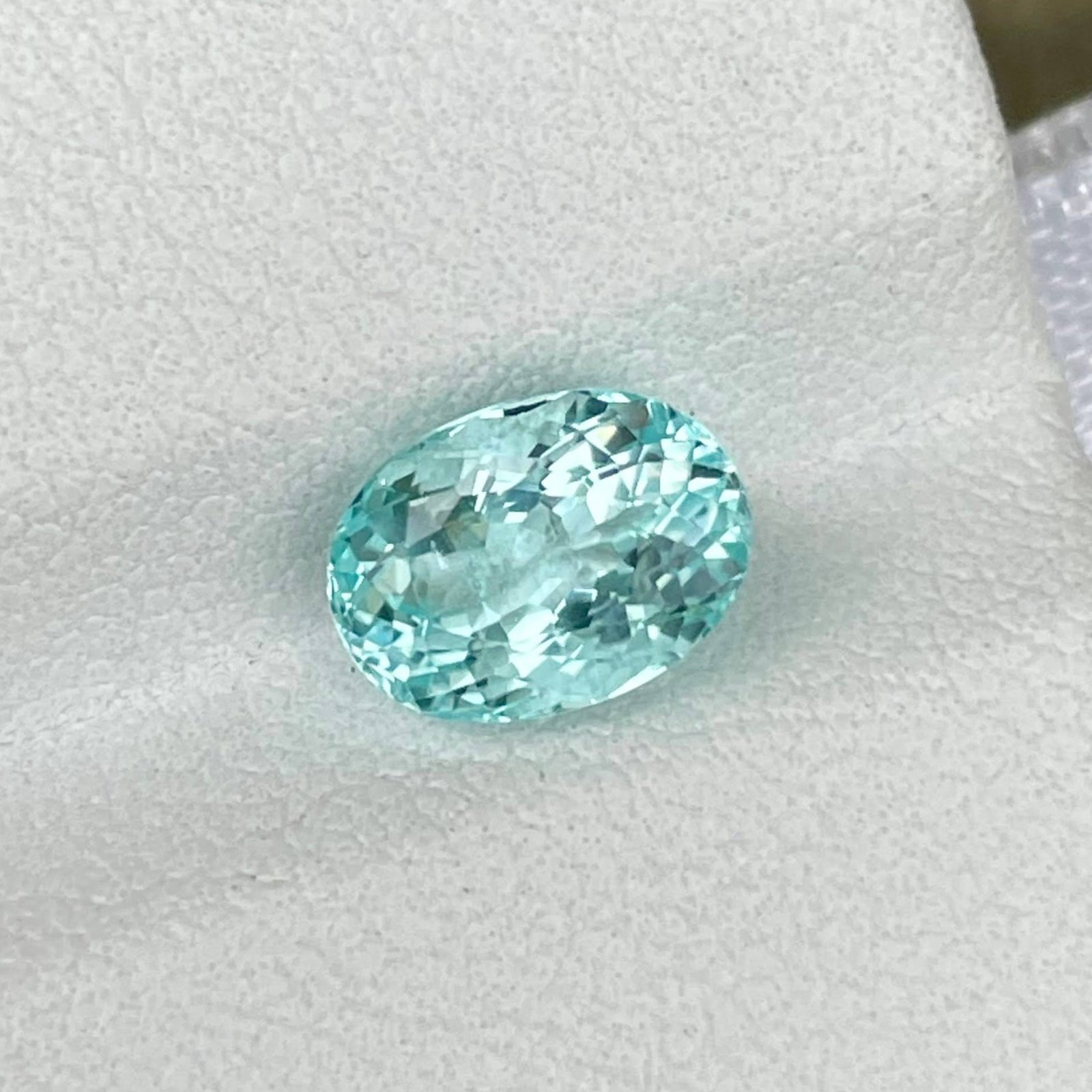 MantraMani 1.77 Carat Paraiba Tourmaline Oval Cut Natural Loose Gemstone