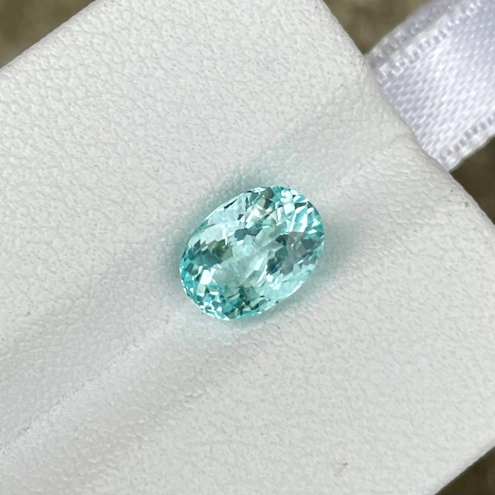 MantraMani 1.77 Carat Paraiba Tourmaline Oval Cut Natural Loose Gemstone