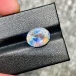 MantraMani Moonstone Loose Gemstone – Authentic, Lab Certified | India - Angle 4