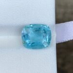 MantraMani Aquamarine Loose Gemstone – Authentic, Lab Certified | India - Angle 4