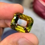 MantraMani Sapphire Loose Gemstone – Authentic, Lab Certified | India - Angle 5