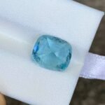 MantraMani Aquamarine Loose Gemstone – Authentic, Lab Certified | India - Angle 5