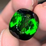 MantraMani Tourmaline Loose Gemstone – Authentic, Lab Certified | India - Angle 3