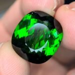 MantraMani Tourmaline Loose Gemstone – Authentic, Lab Certified | India - Angle 4