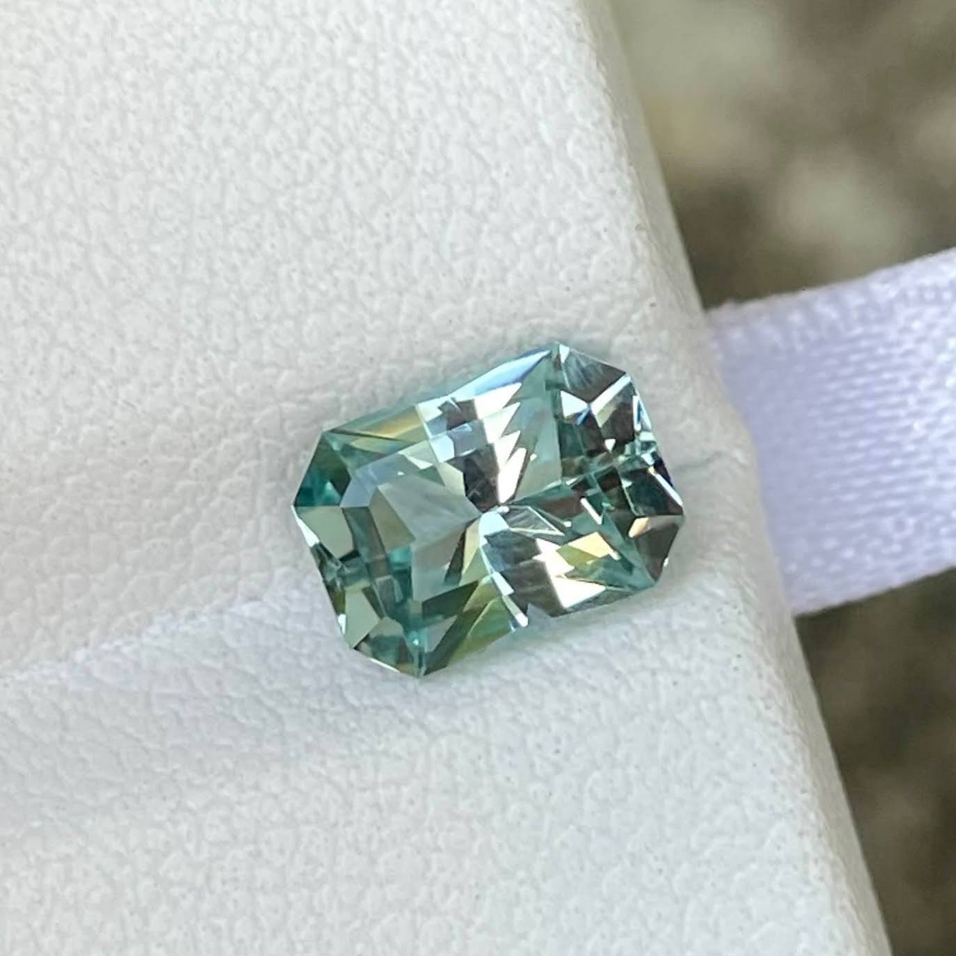 MantraMani 1.77 Carat Aquamarine Precision Cut Natural Loose Gemstone - Imported - Brazil