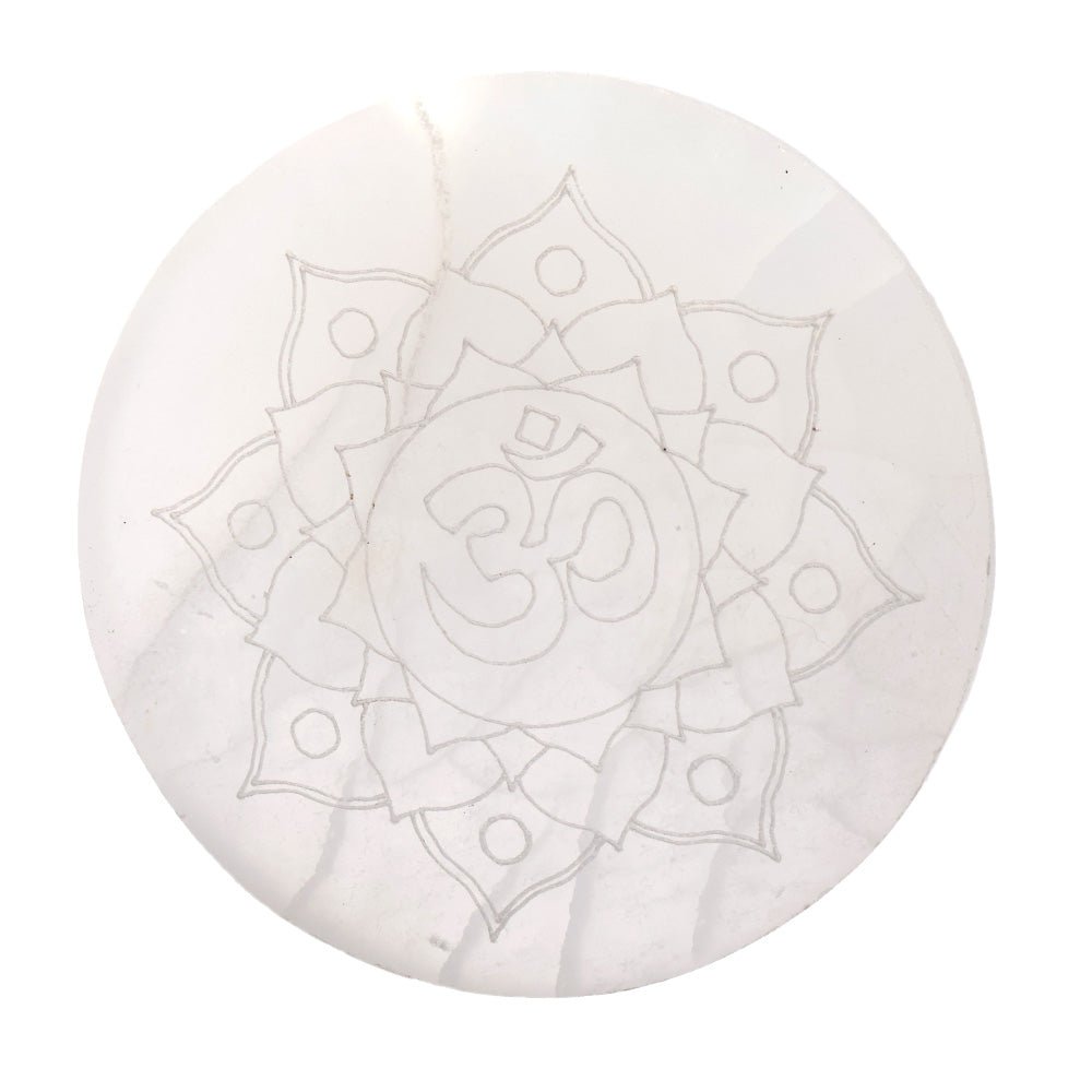 MantraMani SELENITE (Chandramani) - Energized Vedic Gemstone Jewelry - MantraMani