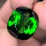 MantraMani Tourmaline Loose Gemstone – Authentic, Lab Certified | India - Angle 5