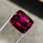 MantraMani Garnet Loose Gemstone – Authentic, Lab Certified | India - Angle 2
