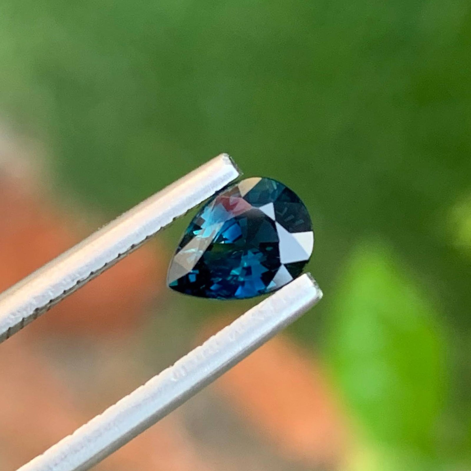 MantraMani 1.45 Carat Sapphire Pear Cut Natural Loose Gemstone
