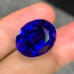 MantraMani Tanzanite Loose Gemstone – Authentic, Lab Certified | India - Angle 2