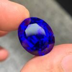 MantraMani Tanzanite Loose Gemstone – Authentic, Lab Certified | India - Angle 3