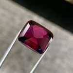 MantraMani Garnet Loose Gemstone – Authentic, Lab Certified | India - Angle 5