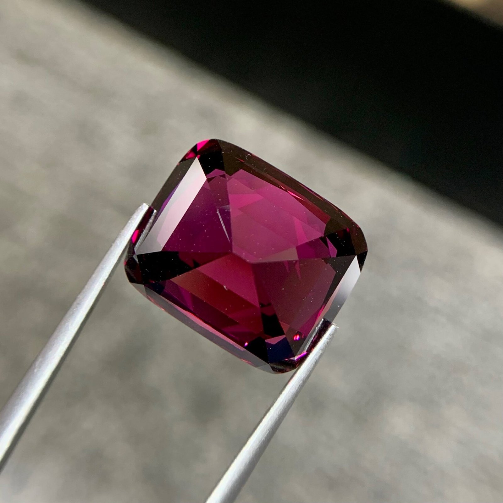MantraMani Garnet Loose Gemstone – Authentic, Lab Certified | India - Angle 5
