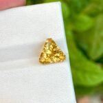 MantraMani Citrine Loose Gemstone – Authentic, Lab Certified | India - Angle 3