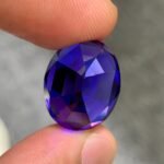 MantraMani Tanzanite Loose Gemstone – Authentic, Lab Certified | India - Angle 6