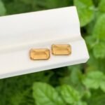MantraMani Citrine Loose Gemstone – Authentic, Lab Certified | India - Angle 3