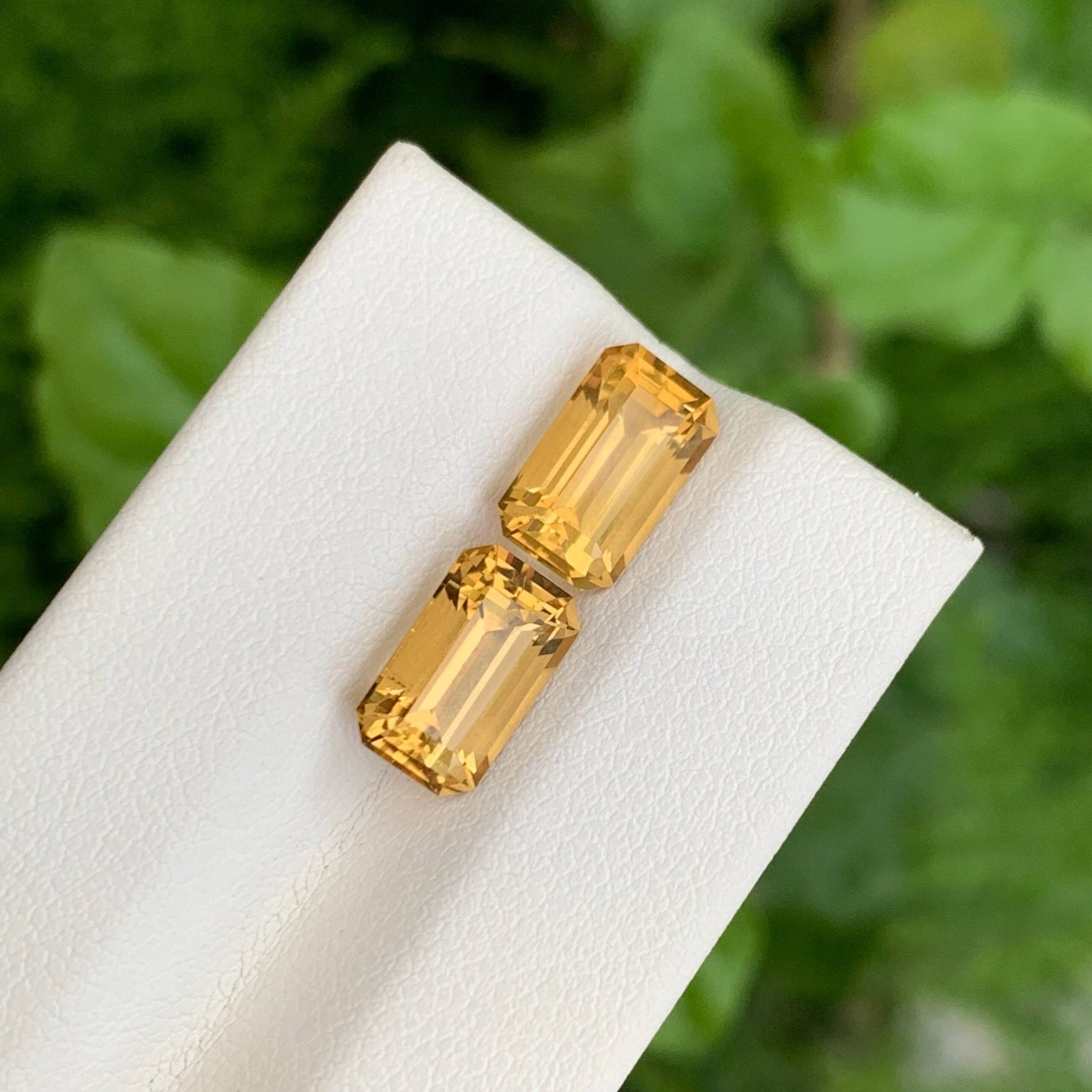 MantraMani Citrine Loose Gemstone – Authentic, Lab Certified | India - Angle 5