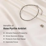 MantraMani SELENITE & PYRITE (Chandramani / Suvarnaprastha) - Energized Vedic Gemstone Jewelry - MantraMani
