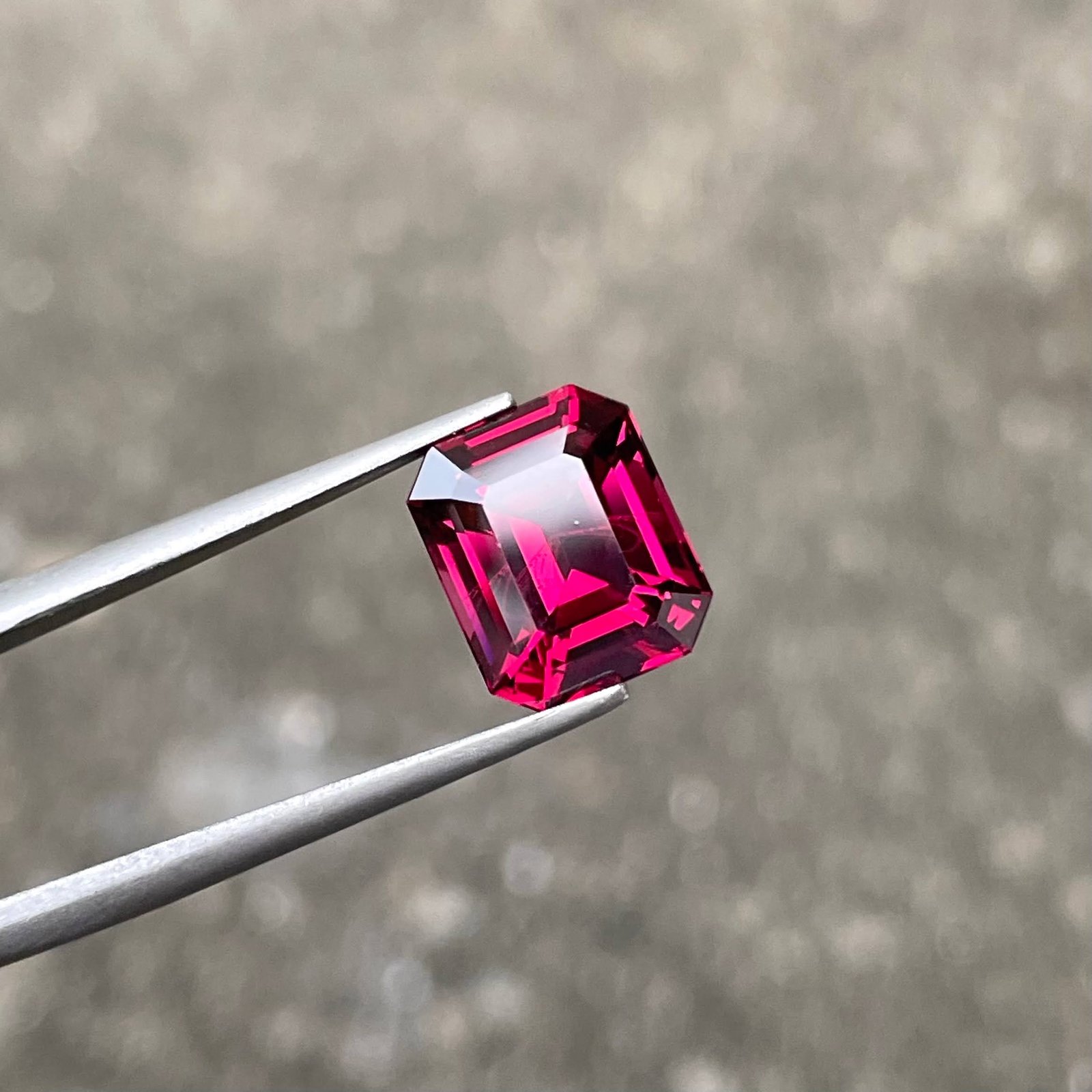MantraMani Garnet Loose Gemstone – Authentic, Lab Certified | India - Angle 4