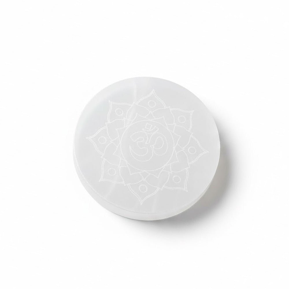 MantraMani SELENITE (Chandramani) - Energized Vedic Gemstone Jewelry - MantraMani