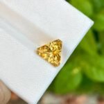 MantraMani Citrine Loose Gemstone – Authentic, Lab Certified | India - Angle 5