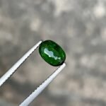 MantraMani Garnet Loose Gemstone – Authentic, Lab Certified | India - Angle 5