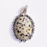 MantraMani® Dalmation Jasper Crystal Pendant