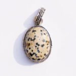MantraMani® Dalmation Jasper Crystal Pendant