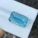MantraMani Aquamarine Loose Gemstone – Authentic, Lab Certified | India - Angle 6