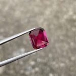 MantraMani Garnet Loose Gemstone – Authentic, Lab Certified | India - Angle 6
