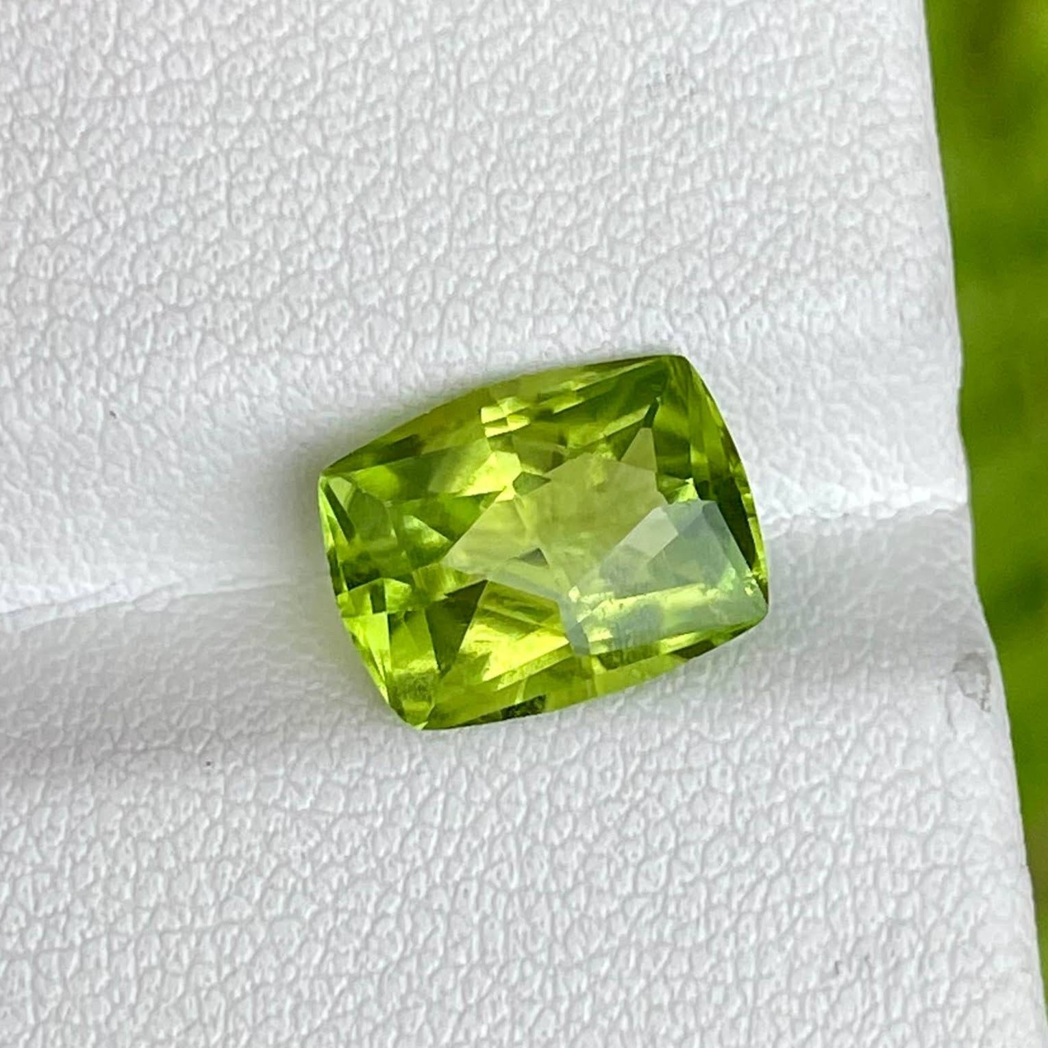 MantraMani 3.53 Carat Peridot Precision Cut Natural Loose Gemstone