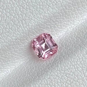 MantraMani 0.56 Carat Pink Spinel Asscher Cut Natural Loose Gemstone
