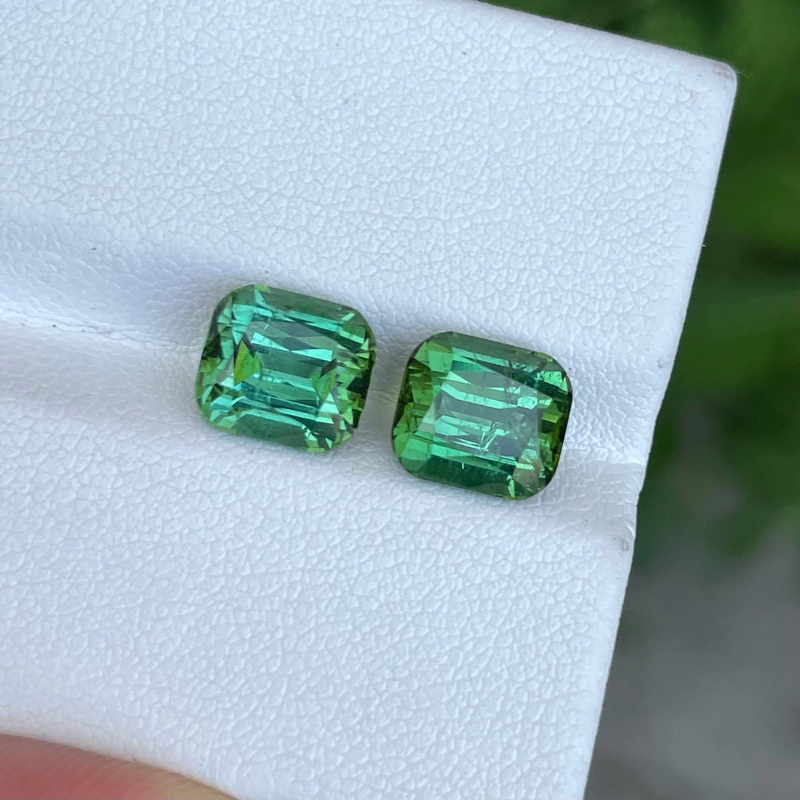 MantraMani 6.46 Carat Mint Green Tourmaline Cushion Cut Natural Loose Gemstone