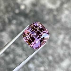 MantraMani Purplish Pink Spinel Cushion Cut Natural Loose Gemstone