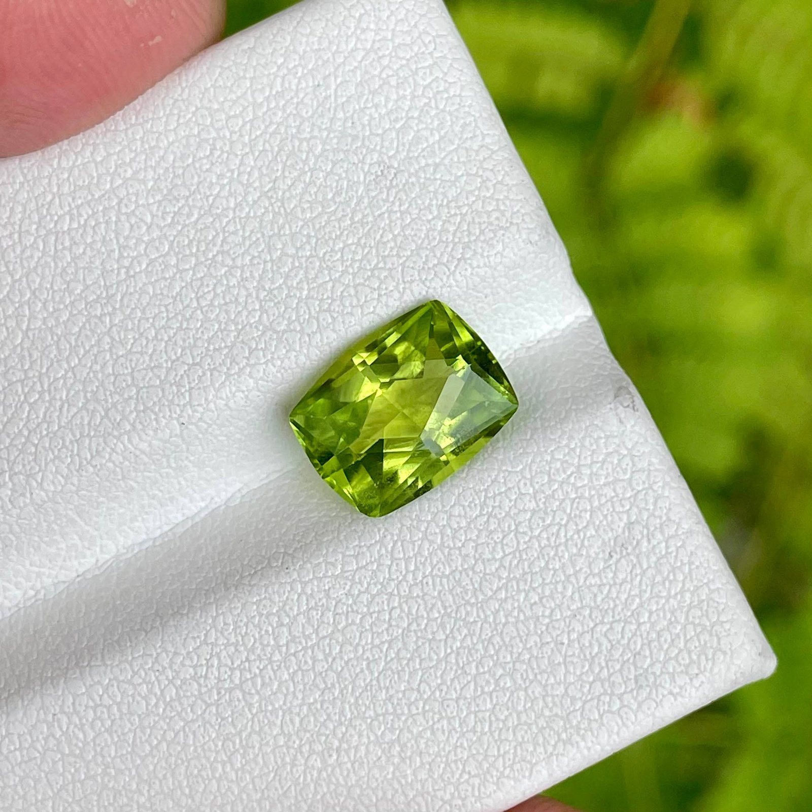 MantraMani 3.53 Carat Peridot Precision Cut Natural Loose Gemstone