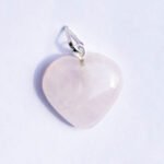 Rose Quartz Crystal Heart Pendant | Love, Self-Love & Heart Chakra Healing Jewelry