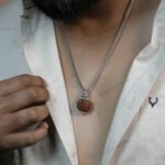MantraMani Adiyogi Shiv 7 Mukhi Rudraksha Pendant - Energized Vedic Gemstone Jewelry - MantraMani